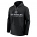 Los Angeles Kings Fanatics Black Authentic Pro Rink Hoodie