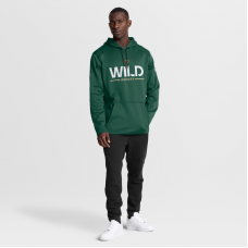 Толстовка Minnesota Wild Fanatics Green Authentic Pro Rink
