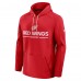 Detroit Red Wings Fanatics Red Authentic Pro Centennial Rink Hoodie