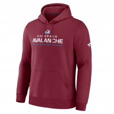 Толстовка Colorado Avalanche Fanatics Burgundy Authentic Pro Primary