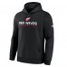 Detroit Red Wings Fanatics Black Authentic Pro Primary Hoodie