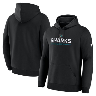 Толстовка San Jose Sharks Fanatics Black Authentic Pro Primary