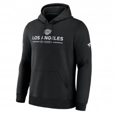 Los Angeles Kings Fanatics Black Authentic Pro Primary Hoodie