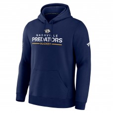 Nashville Predators Fanatics Navy Authentic Pro Primary Hoodie