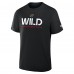 Футболка Minnesota Wild Fanatics Black Authentic Pro Primary