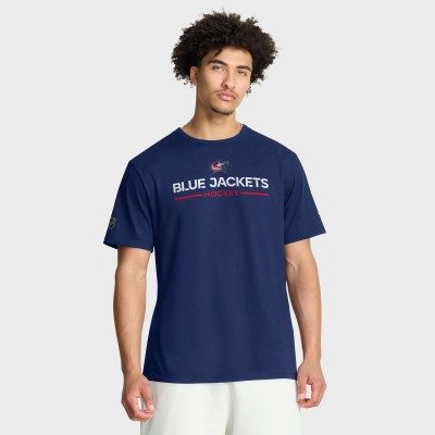 Columbus Blue Jackets Fanatics Navy Authentic Pro Primary T-Shirt