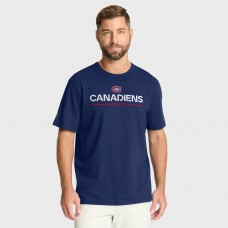 Montreal Canadiens Fanatics Navy Authentic Pro Primary T-Shirt