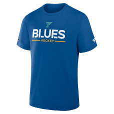 St. Louis Blues Fanatics Blue Authentic Pro Primary T-Shirt
