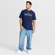 Nashville Predators Fanatics Navy Authentic Pro Primary T-Shirt