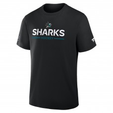 San Jose Sharks Fanatics Black Authentic Pro Primary T-Shirt San Jose Sharks Fanatics Black Authentic Pro Primary T-Shirt