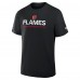 Calgary Flames Fanatics Black Authentic Pro Primary T-Shirt