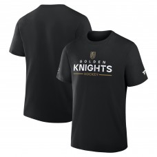 Футболка Vegas Golden Knights Fanatics Black Authentic Pro Primary