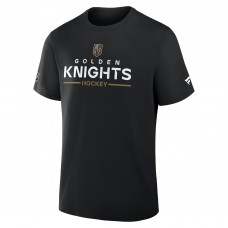 Футболка Vegas Golden Knights Fanatics Black Authentic Pro Primary