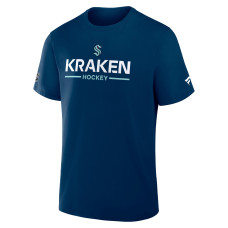 Seattle Kraken Fanatics Deep Sea Blue Authentic Pro Primary T-Shirt Seattle Kraken Fanatics Deep Sea Blue Authentic Pro Primary T-Shirt