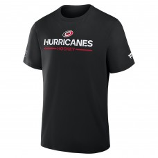 Carolina Hurricanes Fanatics Black Authentic Pro Primary T-Shirt Carolina Hurricanes Fanatics Black Authentic Pro Primary T-Shirt