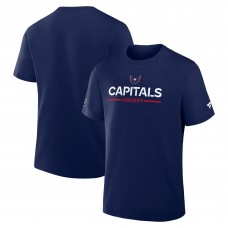 Футболка Washington Capitals Fanatics Navy Authentic Pro Primary