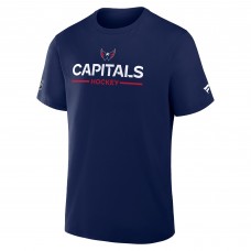 Футболка Washington Capitals Fanatics Navy Authentic Pro Primary