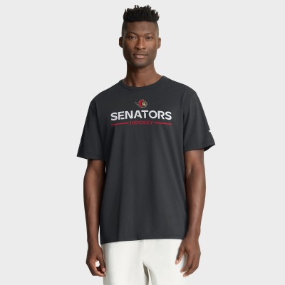 Ottawa Senators Fanatics Black Authentic Pro Primary T-Shirt