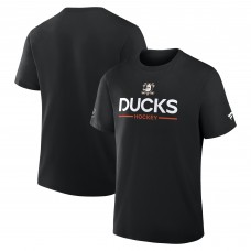 Футболка Anaheim Ducks Fanatics Black Authentic Pro Primary