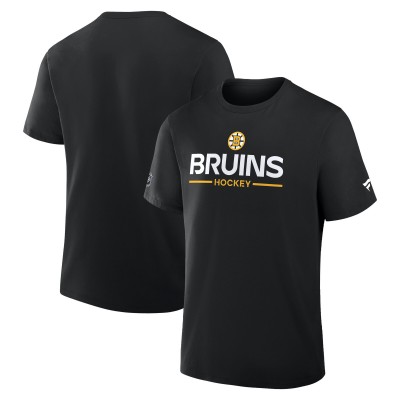 Футболка Boston Bruins Fanatics Black Authentic Pro Primary