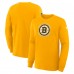 Футболка с длинным рукавом Boston Bruins Fanatics Gold Authentic Pro Property Of Practice