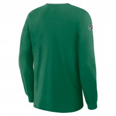 Dallas Stars Fanatics Kelly Green Authentic Pro Property Of Practice Long Sleeve T-Shirt