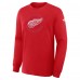 Detroit Red Wings Fanatics Red Authentic Pro Property Of Practice Long Sleeve T-Shirt