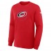 Carolina Hurricanes Fanatics Red Authentic Pro Property Of Practice Long Sleeve T-Shirt
