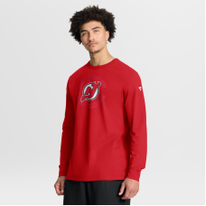 Футболка с длинным рукавом New Jersey Devils Fanatics Red Authentic Pro Property Of Practice Футболка с длинным рукавом New Jersey Devils Fanatics Red Authentic Pro Property Of Practice