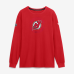 Футболка с длинным рукавом New Jersey Devils Fanatics Red Authentic Pro Property Of Practice