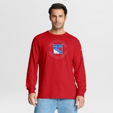 New York Rangers Fanatics Red Authentic Pro Property Of Practice Long Sleeve T-Shirt New York Rangers Fanatics Red Authentic Pro Property Of Practice Long Sleeve T-Shirt