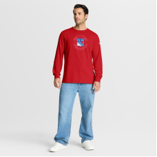 Футболка с длинным рукавом New York Rangers Fanatics Red Authentic Pro Property Of Practice Футболка с длинным рукавом New York Rangers Fanatics Red Authentic Pro Property Of Practice