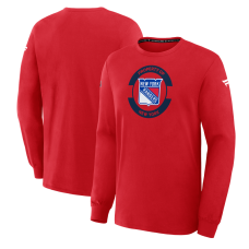 Футболка с длинным рукавом New York Rangers Fanatics Red Authentic Pro Property Of Practice Футболка с длинным рукавом New York Rangers Fanatics Red Authentic Pro Property Of Practice