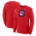 Футболка с длинным рукавом New York Rangers Fanatics Red Authentic Pro Property Of Practice