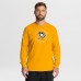 Футболка с длинным рукавом Pittsburgh Penguins Fanatics Gold Authentic Pro Property Of Practice
