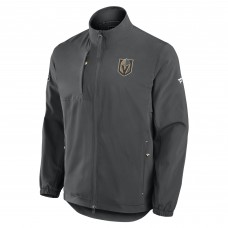 Кофта на молнии Vegas Golden Knights Fanatics Black Authentic Pro Rink Coaches