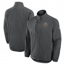 Кофта на молнии Vegas Golden Knights Fanatics Black Authentic Pro Rink Coaches