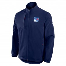 New York Rangers Fanatics Navy Authentic Pro Rink Full-Zip Coaches Jacket New York Rangers Fanatics Navy Authentic Pro Rink Full-Zip Coaches Jacket