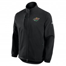 Кофта на молнии Minnesota Wild Fanatics Black Authentic Pro Rink Coaches