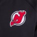 New Jersey Devils Fanatics Black Authentic Pro Rink Raglan Quarter-Zip Pullover
