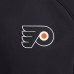 Philadelphia Flyers Fanatics Black Authentic Pro Rink Raglan Quarter-Zip Pullover