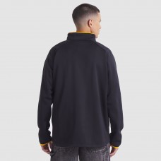 Pittsburgh Penguins Fanatics Black Authentic Pro Rink Raglan Quarter-Zip Pullover