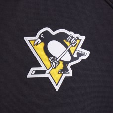 Pittsburgh Penguins Fanatics Black Authentic Pro Rink Raglan Quarter-Zip Pullover