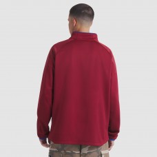 Colorado Avalanche Fanatics Burgundy Authentic Pro Rink Raglan Quarter-Zip Pullover