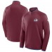 Colorado Avalanche Fanatics Burgundy Authentic Pro Rink Raglan Quarter-Zip Pullover