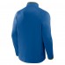 St. Louis Blues Fanatics Blue Authentic Pro Rink Raglan Quarter-Zip Pullover