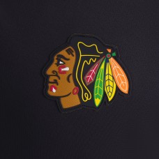 Chicago Blackhawks Fanatics Black Authentic Pro Rink Raglan Quarter-Zip Pullover Chicago Blackhawks Fanatics Black Authentic Pro Rink Raglan Quarter-Zip Pullover