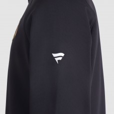 Chicago Blackhawks Fanatics Black Authentic Pro Rink Raglan Quarter-Zip Pullover Chicago Blackhawks Fanatics Black Authentic Pro Rink Raglan Quarter-Zip Pullover