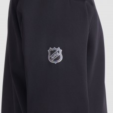 Chicago Blackhawks Fanatics Black Authentic Pro Rink Raglan Quarter-Zip Pullover Chicago Blackhawks Fanatics Black Authentic Pro Rink Raglan Quarter-Zip Pullover