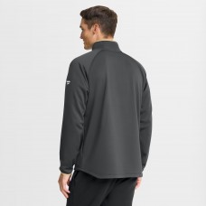 Vegas Golden Knights Fanatics Black Authentic Pro Rink Raglan Quarter-Zip Pullover